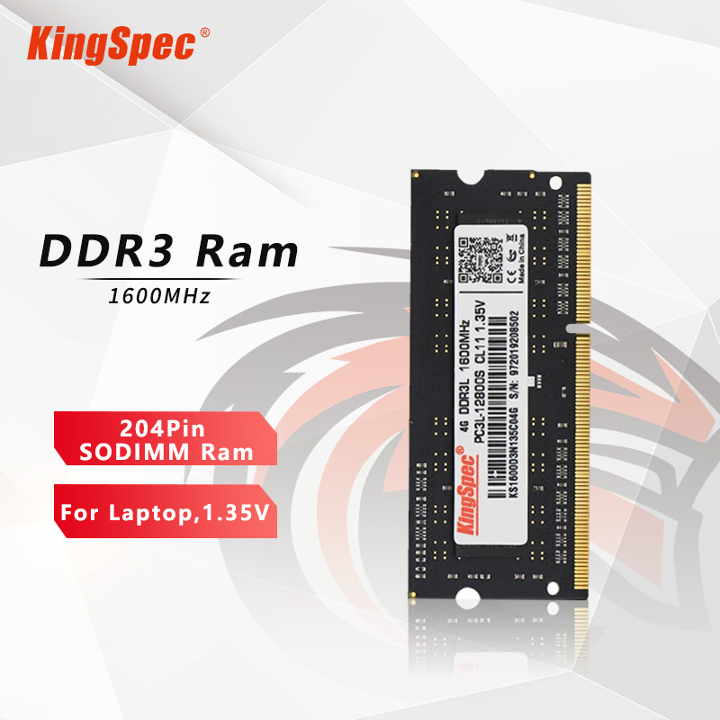Kingspec DDR3 NB 8 Gb 4 Gb 160 - Sodimm Ddr4 recension och pris