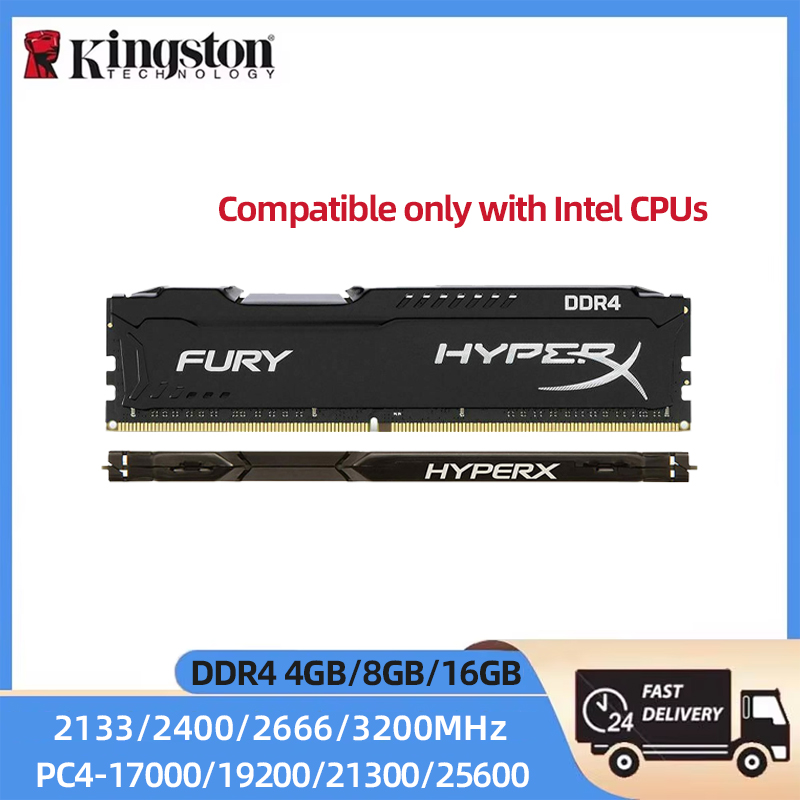 HyperX Fury Memoria RAM DDR4 4 - Ddr4 2400Mhz recension och pris