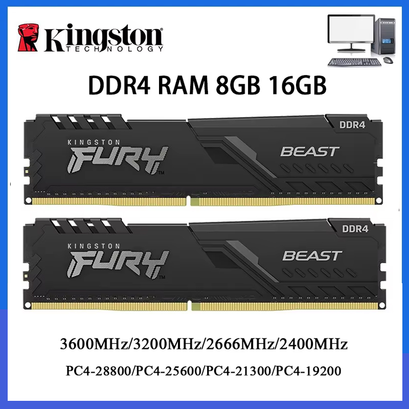 DDR4 Kingston BEAST RAM 3200MH - Ddr4 2400Mhz recension och pris