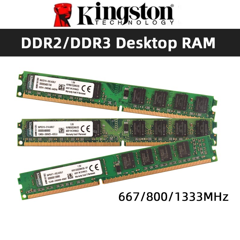 Kingston Memoria RAM DDR2 2GB  - Ddr2 Ram recension och pris
