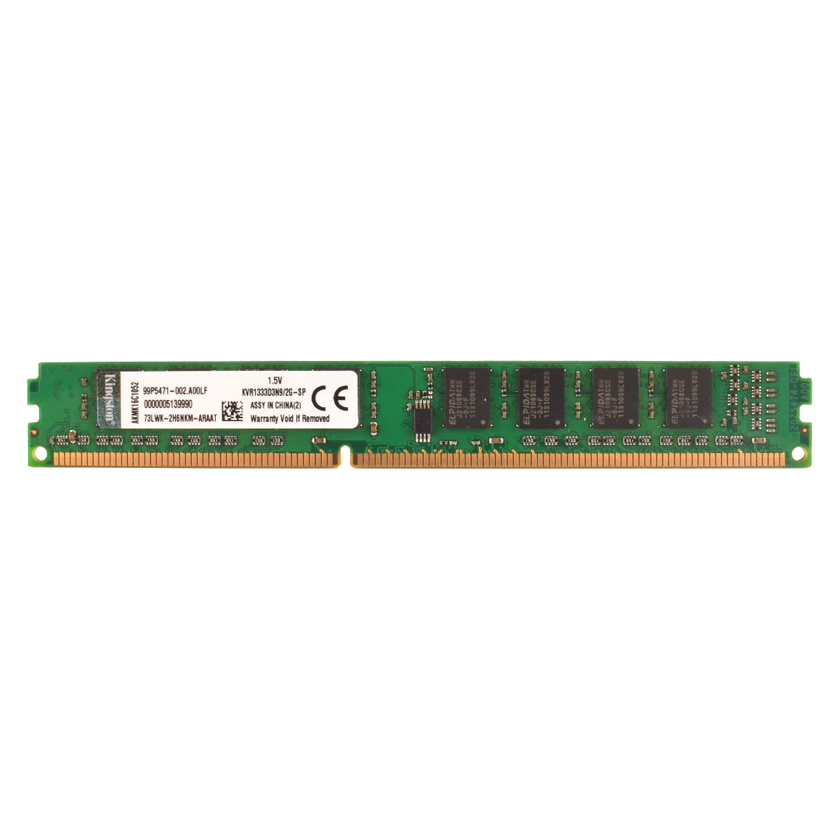 Kingston Memoria RAM DDR2 2GB  - Ddr2 Ram recension och pris