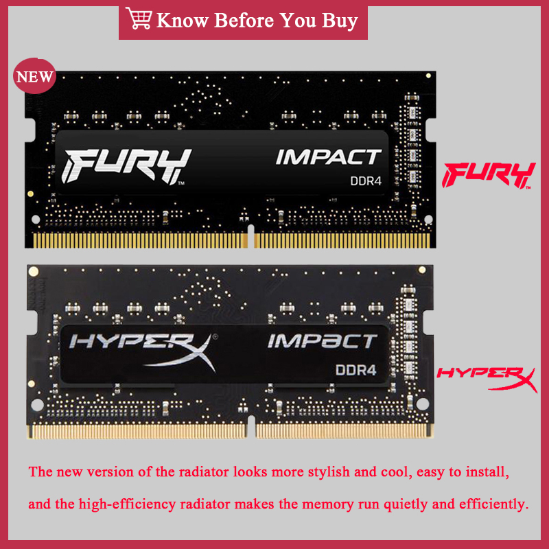 DDR4 FURY Impact RAM 16GB 8GB  - Ddr4 2400Mhz recension och pris